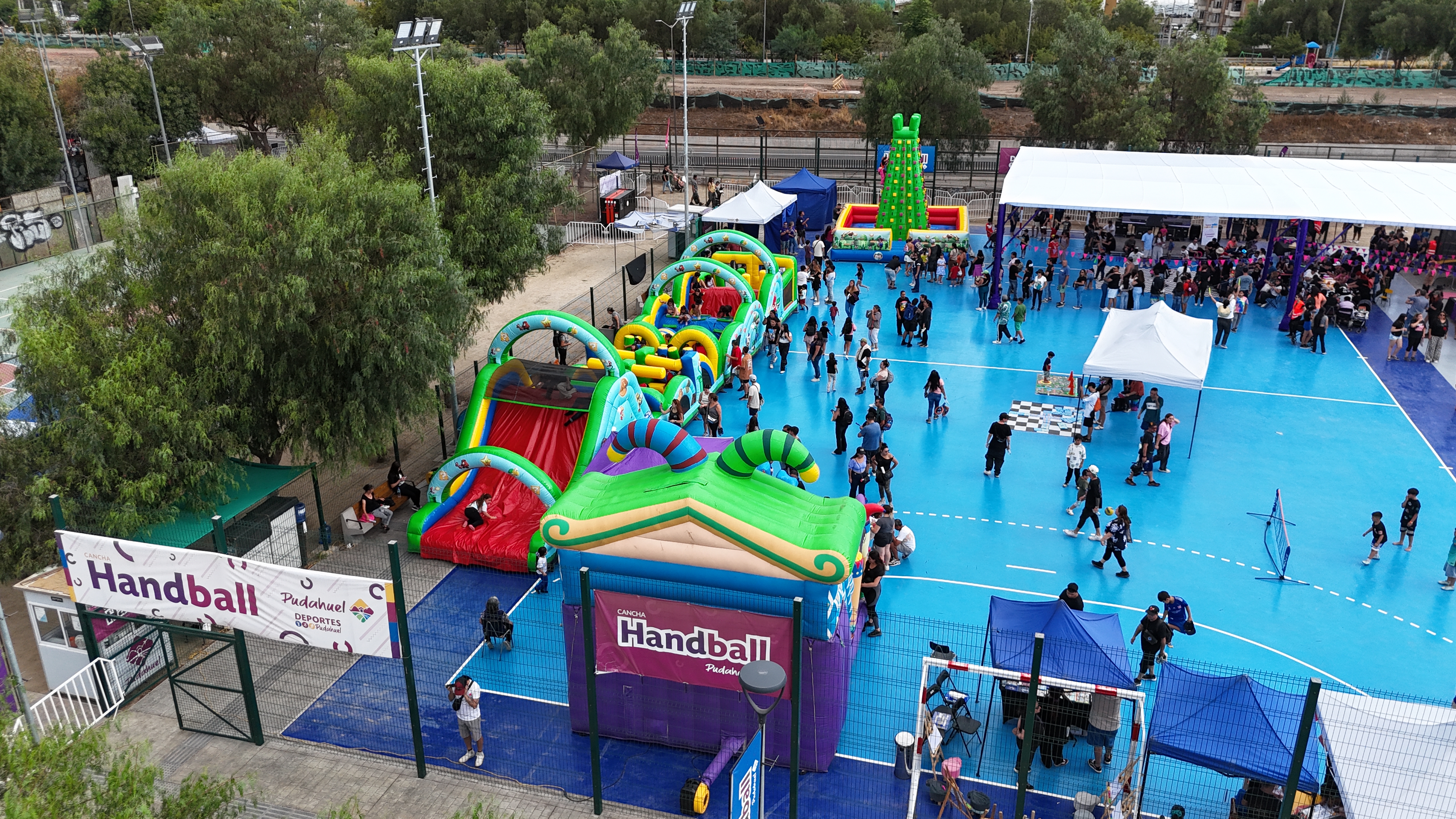 Evento municipal juegos inflables